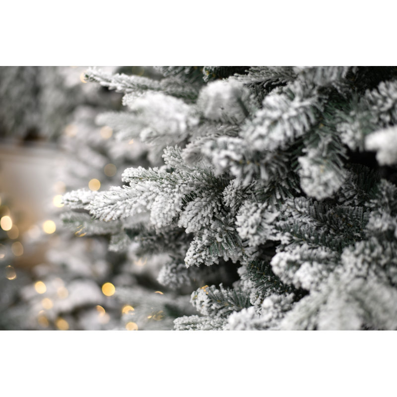 Nordic Oslo Green Artificial Christmas Tree with Stand, 7.9' H