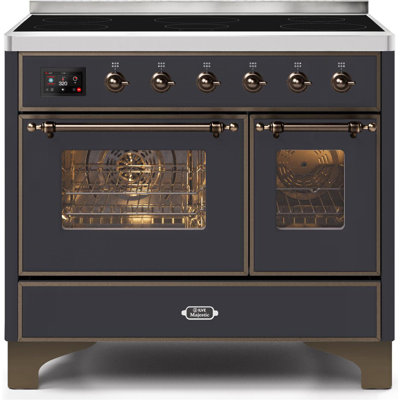 ILVE Majestic II Series 40 inch Induction Range with 6 Induction Elements (Glass Door)
