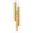 Integrated LED 6" Brass Modern Mini Pendant with Handmade Textured Glass for Kitchen Island Entryway Island Hallway-94314911
