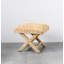 Tabouret tissé jacinthe d'eau et bois-1184506494