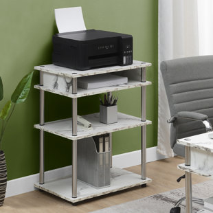 Marija Printer Stand with Shelves