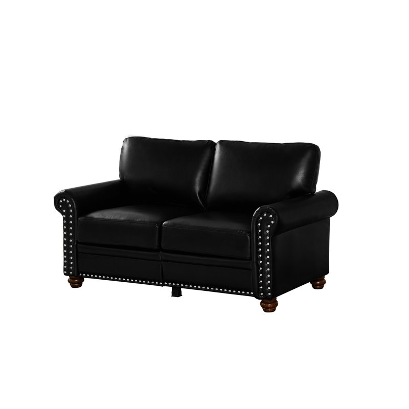 59.45'' Faux Leather Loveseat