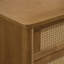 Chylie Wood and Rattan 4-Drawer Chest
