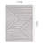 Fresno Blue Cream Modern Lines Area Rug-102210986
