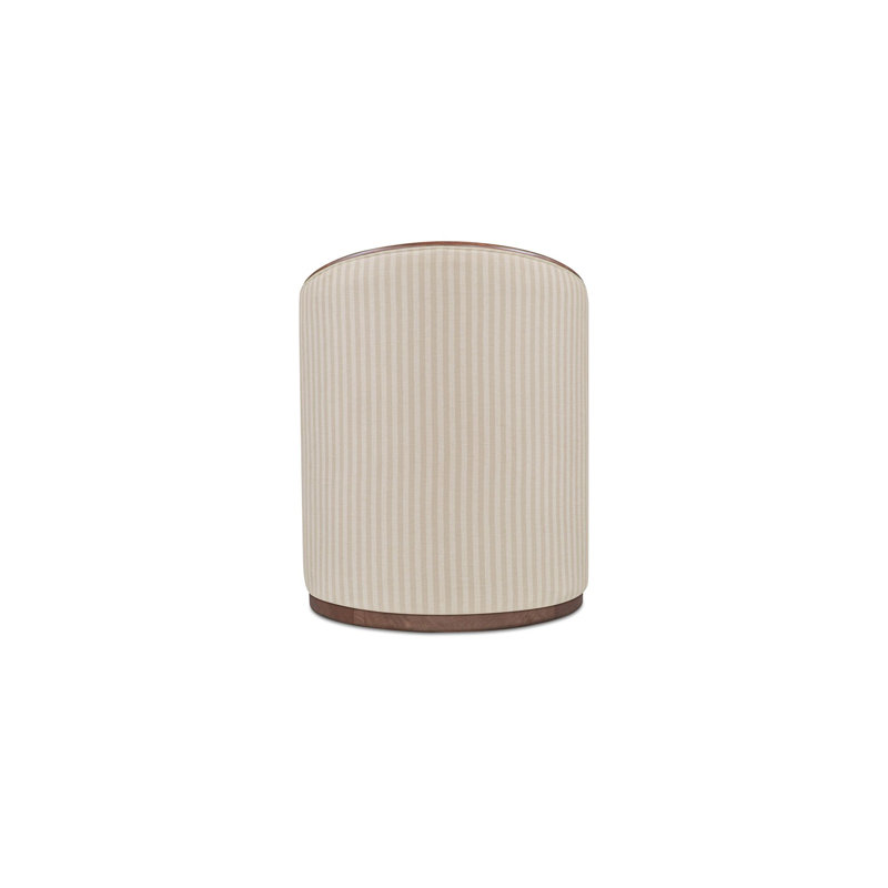 Rossi Swivel Dining Chair Cream, White; Gray