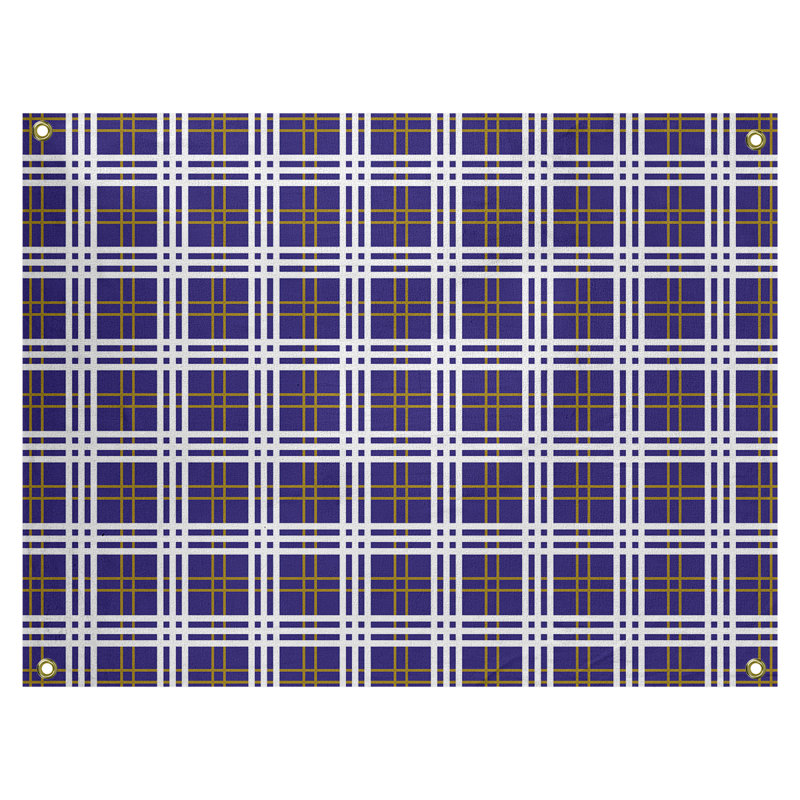 Tapisserie polyester Baltimore Luxury, H 59 po x l 80 po, Mauve / doré / blanc