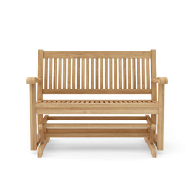 Del-Amo Teak Garden Glider Bench