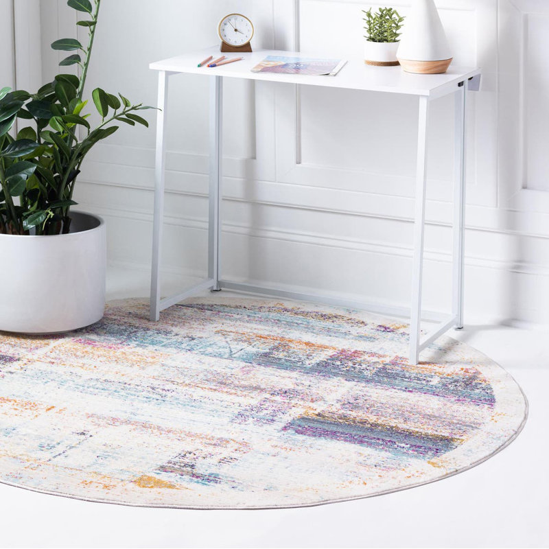 Indoor Rug, Round 3'7"