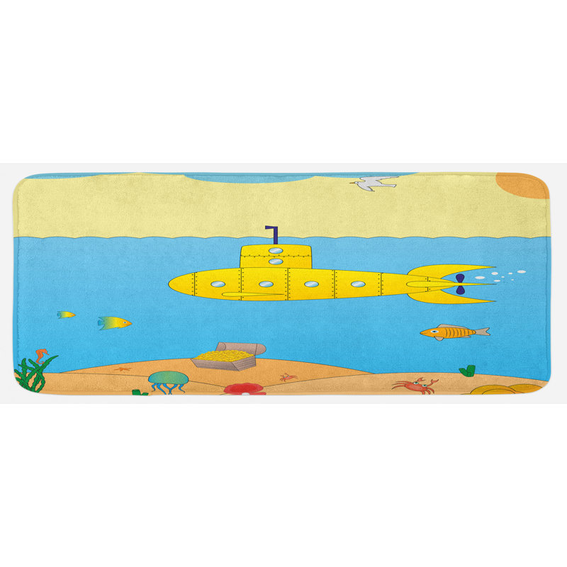 Tapis de cuisine sous-marin