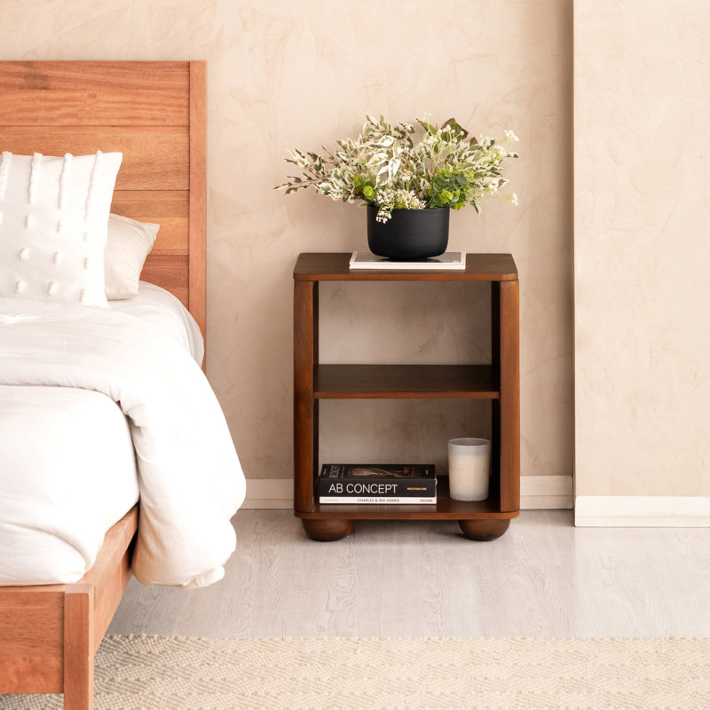 Betsie Becky Solid Wood Nightstand