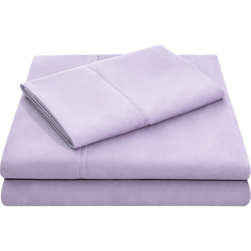 Hollander Microfiber Pillowcase Set, Standard, Lilac