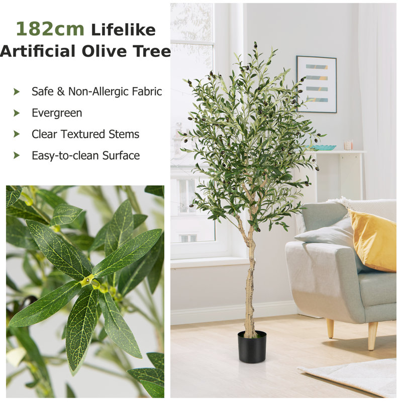 182cm Faux Maple Tree in Vase