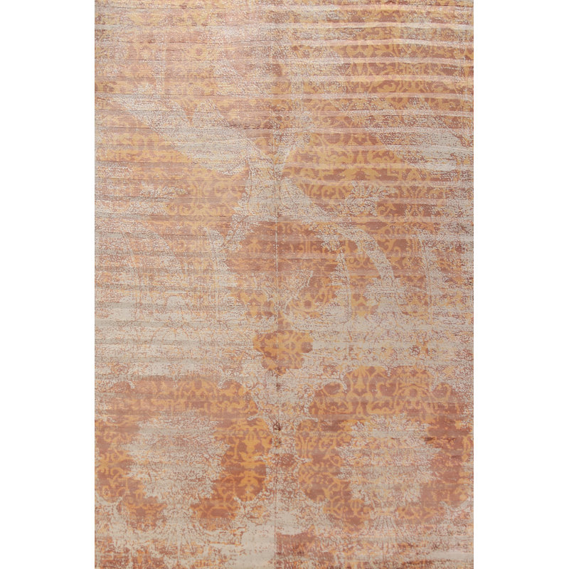 Tapis indien à rayures en laine