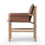 Kellis Leather Upholstered Arm Chair