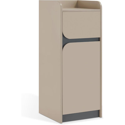 Juwaan Handless Accent Storage Cabinet with Drawer