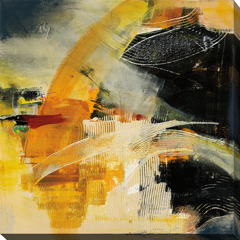 «End of the Rainbow I», reproduction de peinture acrylique, H 36 po x l 36 po x P 1,5 po, Toile tendue