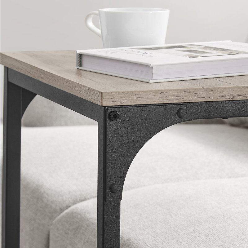 Mitul C-Shaped End Tables, Greige
