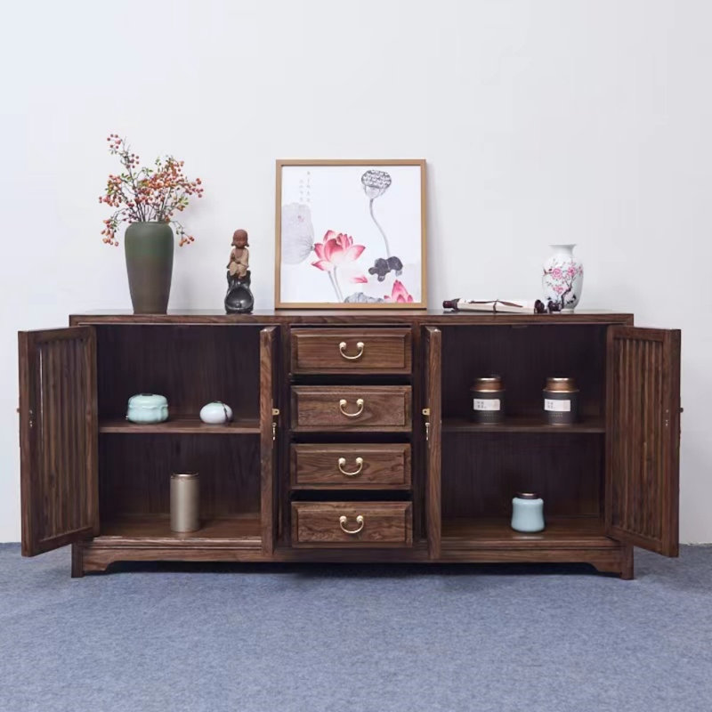 Buffet décoratif Elm, Brun foncé