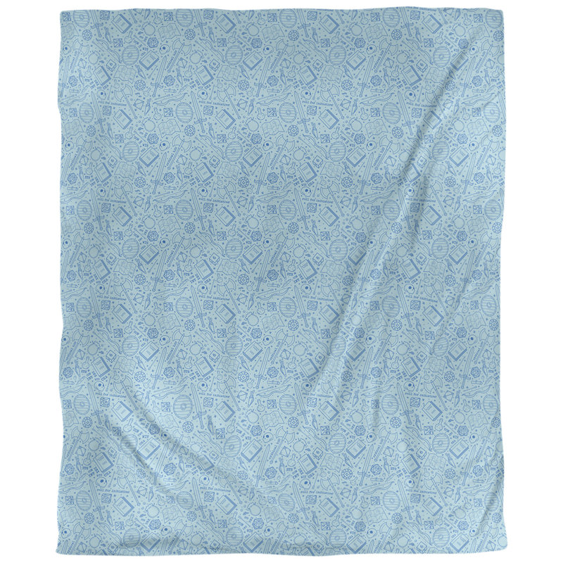 Housse de couette Katelyn Elizabeth Camouflage, Microfibre, Housse de couette simple TG, Bleu