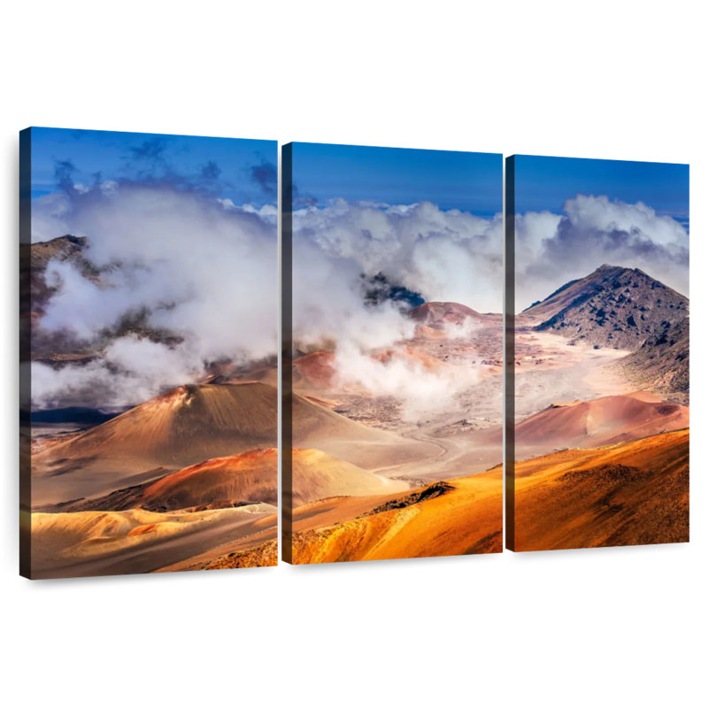 Sebbie Haleakala Volcano In Maui, 32" H x 50" W