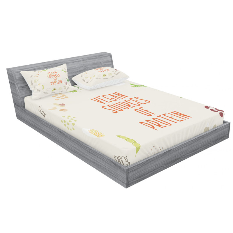 Microfiber Sheet Set, Full Sheet Set with Fitted Sheet