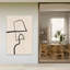Modern Line Face Abstract Contemporary Elegant Wall Art Print 1 Piece Wrapped Canvas Wall Art-1514911684