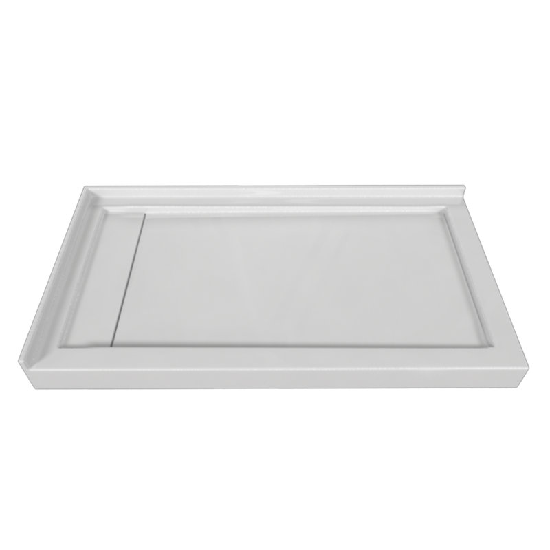Signature 54'' W 30'' D Rectangular Double Shower Base, Right