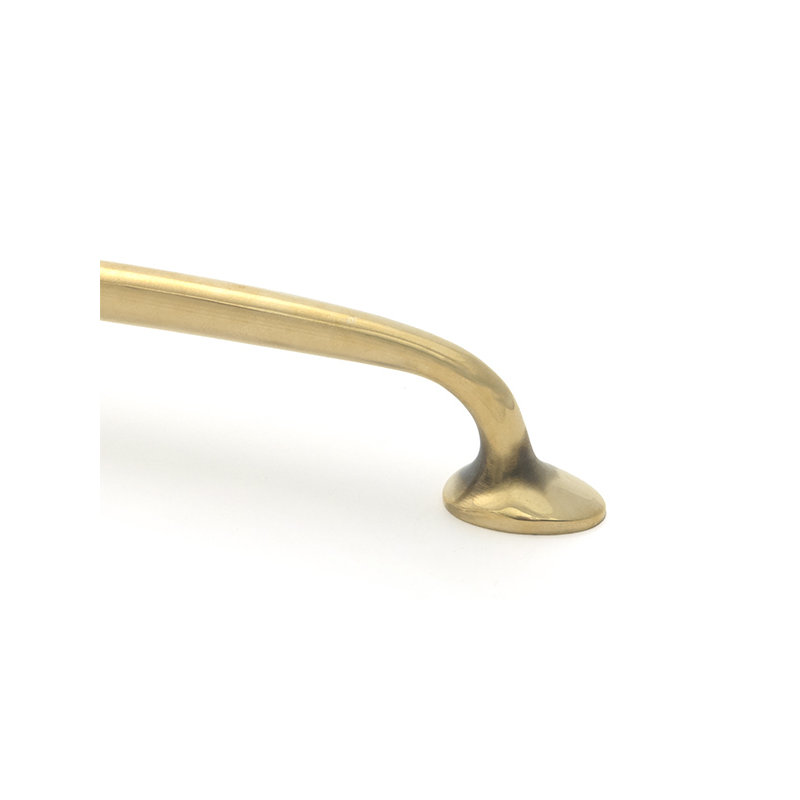 Moore Handle Pull, Aged Brass, 6.3"