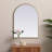 Sabine Metal Arch Wall Mirror-272105434-272105428