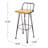 Kaxton Metal Outdoor Stool