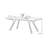 Solid wood sintered stone dining table-105512547