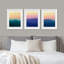 IDÉE4WALL, art mural encadré paysage de montagne, ensemble de 3 impressions murales arc-en-ciel vibrant SunSundown, décoration murale nature sauvage pour salon, chambre à coucher, 3 pièces-90568695