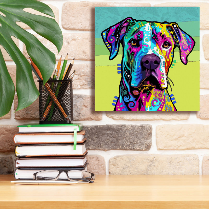 'Magna' by Dean Russo Canvas Wall Art, 12" H x 12" W x 0.75" D