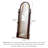 American-Style Vintage Walnut Wood Frame Arched Full-Length Mirror