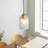  Dansby 1 - Light Modern 5.1" Ribbed Glass Pendant Light for Dining Room-233038706-233038704