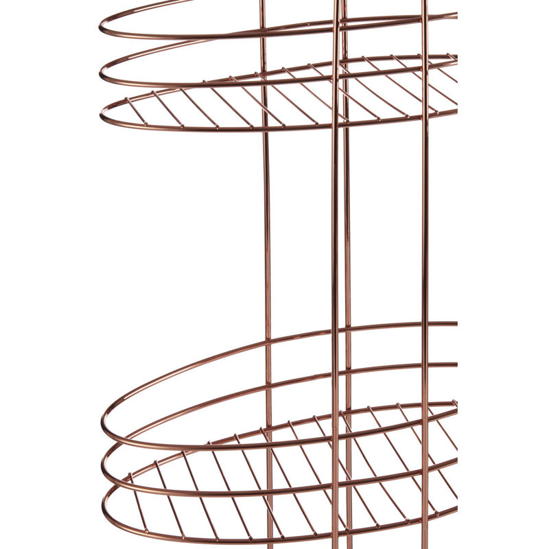 Newhall 34cm x 80cm Bathroom Caddy, Copper