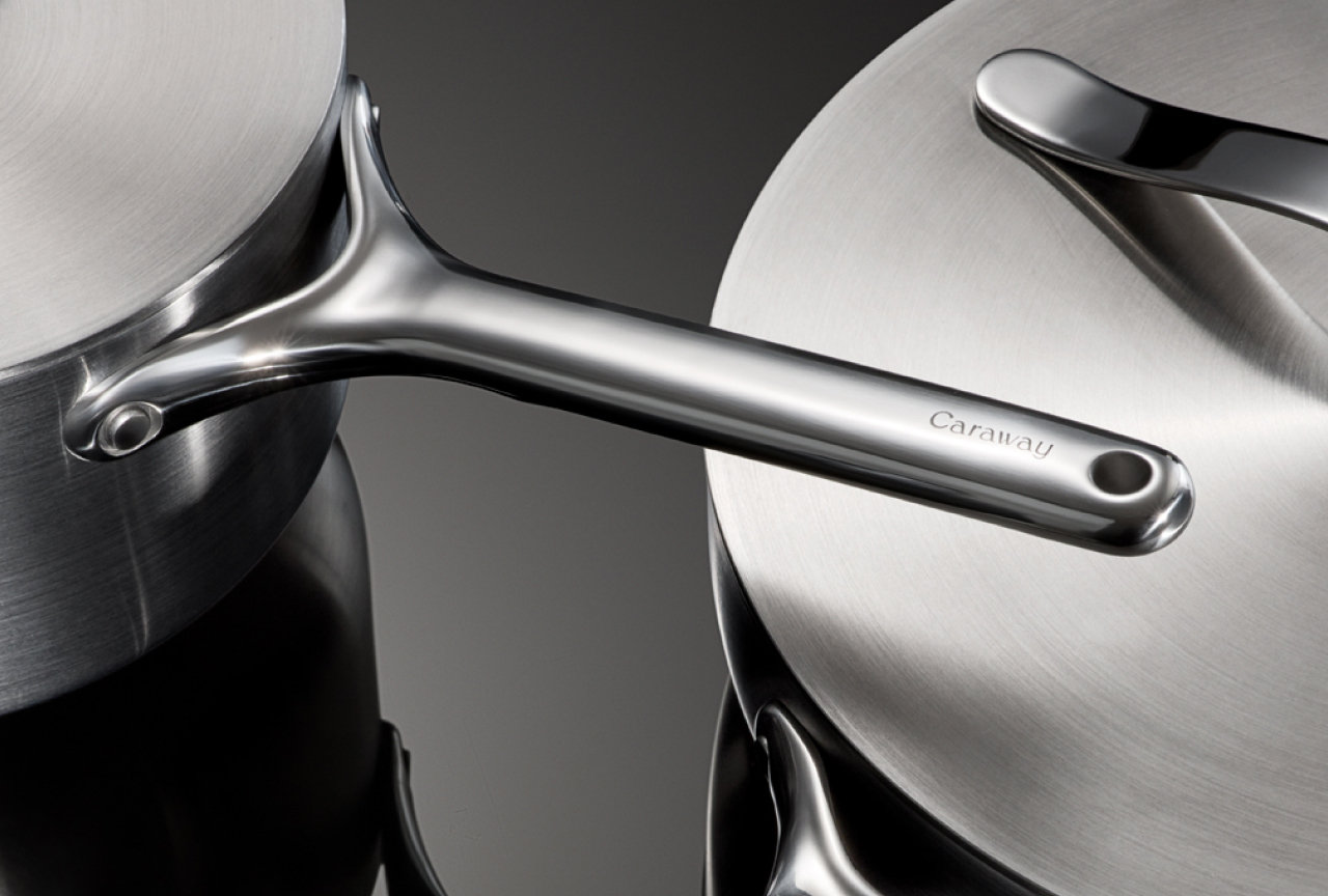 Caraway Stainless Steel Fry Pan, 10.5"