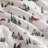 Martha Stewart Holiday Bows Red Cotton Flannel Sheet Set-115629661-116669293