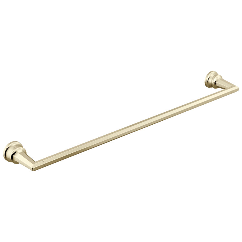 Beauclere Towel Bar, Brilliance Polished Nickel, 24" Towel Bar