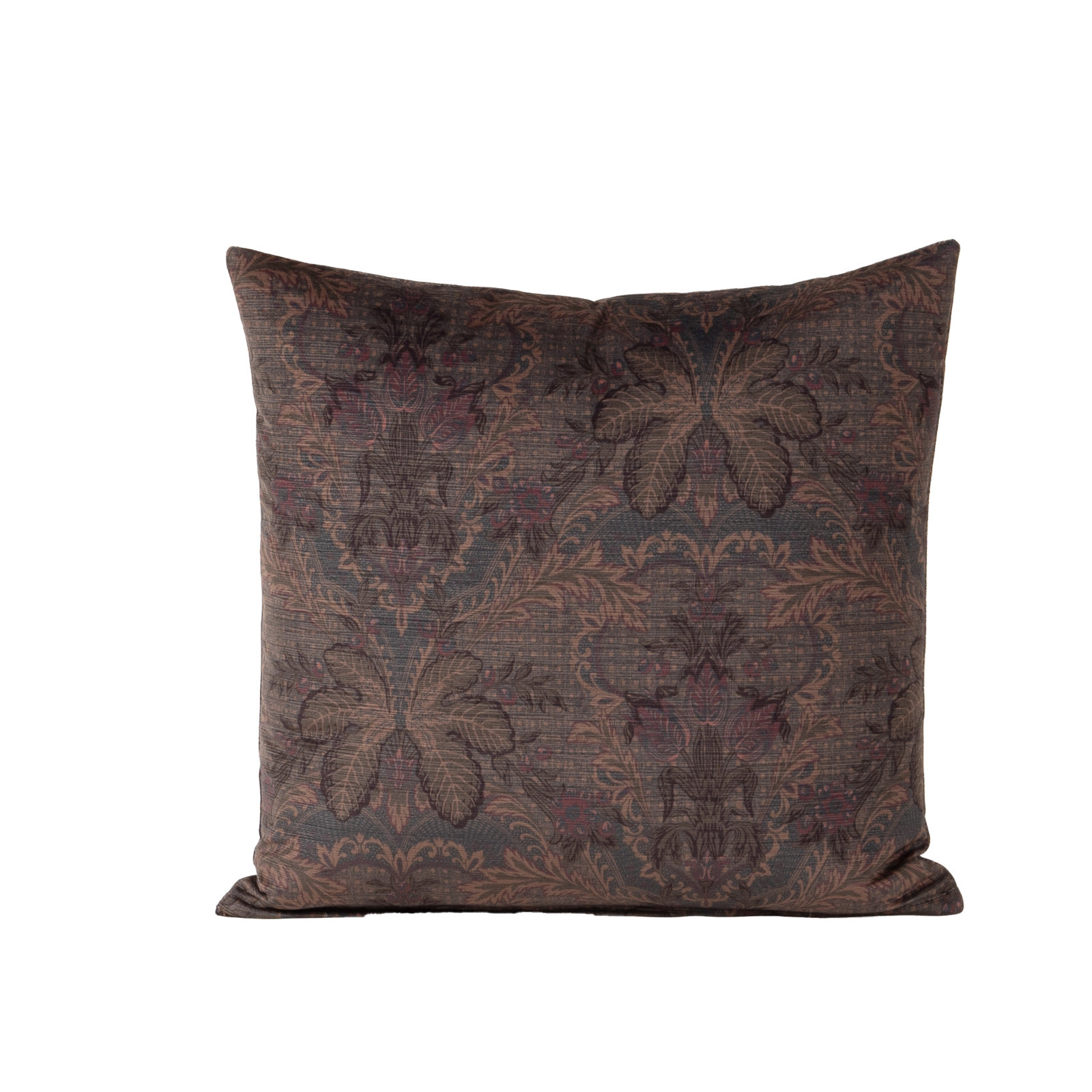 Oakden Checkered Throw Pillow, Feather, Square 18"