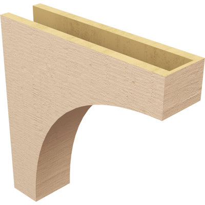 Bois de cèdre brut StockportThane Corbel, apprêté brun clair Stockport