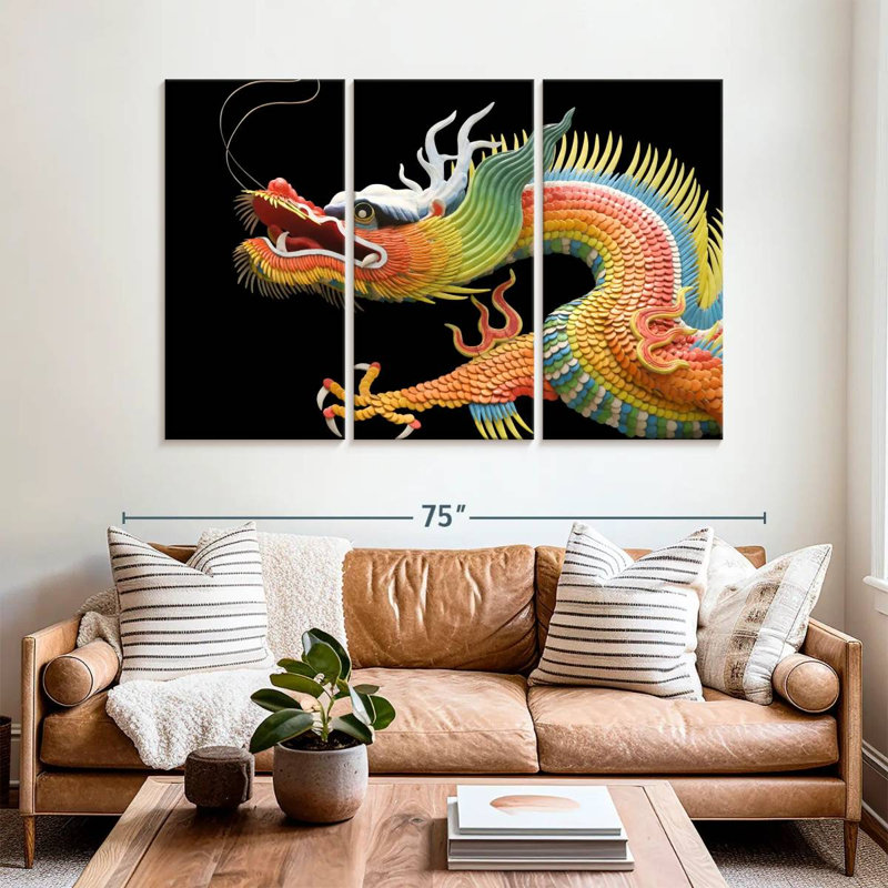 Dragon traditionnel Brampt, H 42 po x l 65 po