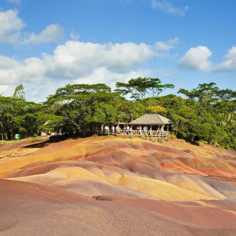 Chamarel - Wrapped Canvas Print, 30cm H x 30cm W x 3.8cm D