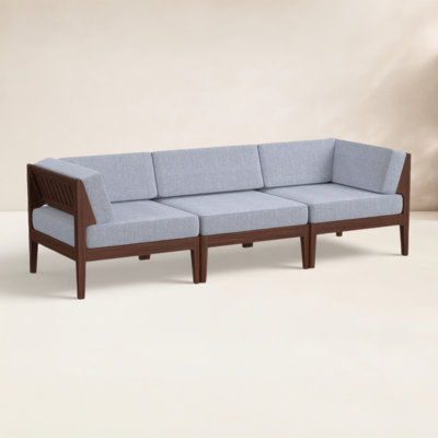 Deloris 91'' Acacia Outdoor Sofa