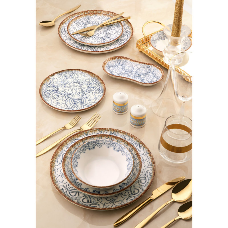 Edeltraude Dinnerware Set 27 Piece - Service for 6