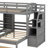Twin-Over-Twin & Triple-Layer Bunk Bed, Coming With Drawers, Storage-Included Staircase, And Built-In Shelving