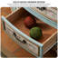 Buffet décoratif en bois semi-circulaire rétro