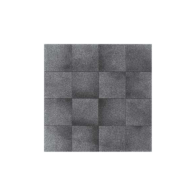 Carreau de vinyle mosaïque gris auto-adhésif 12 po x 12 po x 1,2 mm
