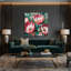 Art hawaïen sur toile brune Protea-1665056266