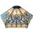 Tiffany Lamp Shade 16 Inches Wide Hexagon Style Stained Glass Lampshade for Table Lamp